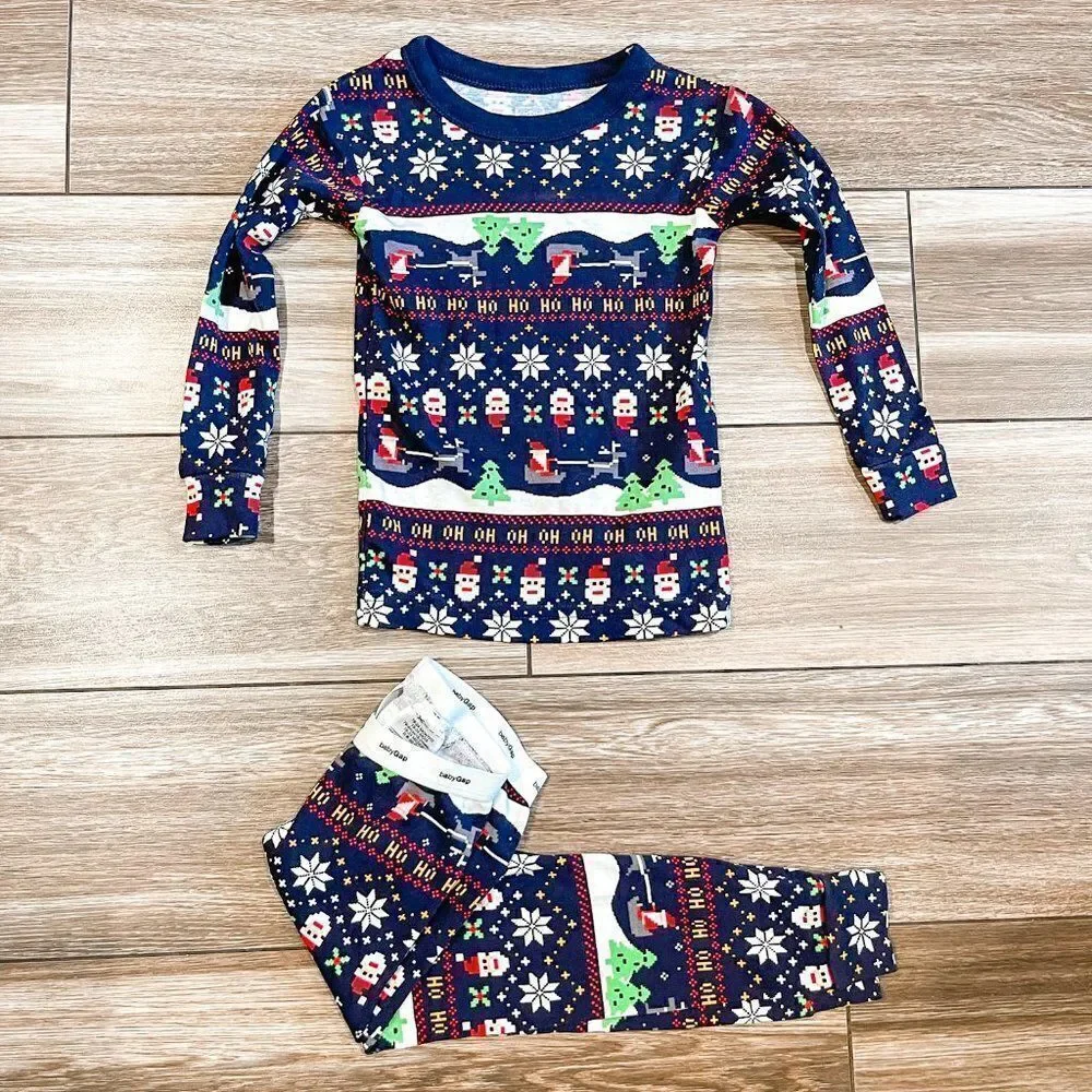 Gap Santa Video Game Pajamas, NWT! Size 18-24M